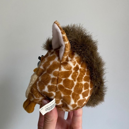Vintage Furby Buddy Giraffe plush toy used 1999