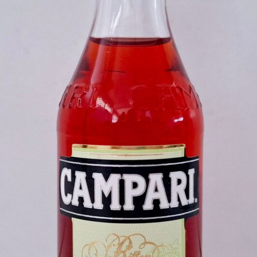 Campari collectible miniature new sealed glass bottle