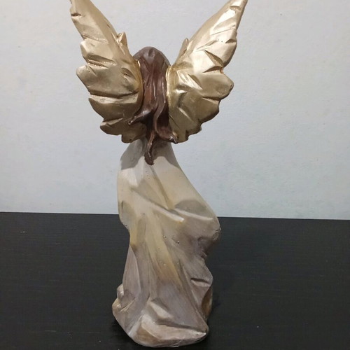 Decorative angel used with golden details vintage style