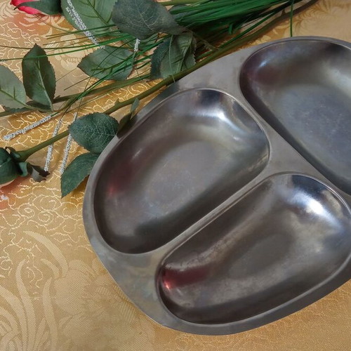 Vianoch Franke Inox 18/8 Oval Serving Platter for Nuts Like New
