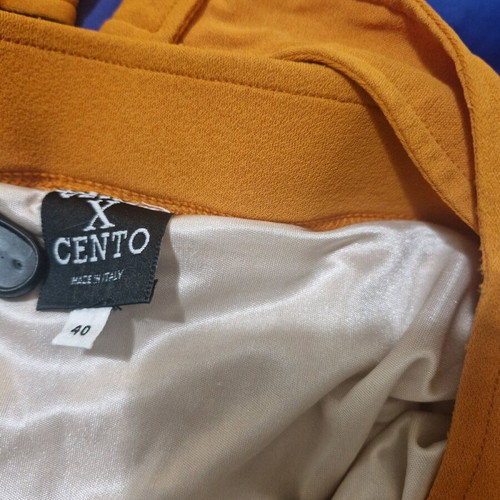 Viscose dress orange like new, size x-small