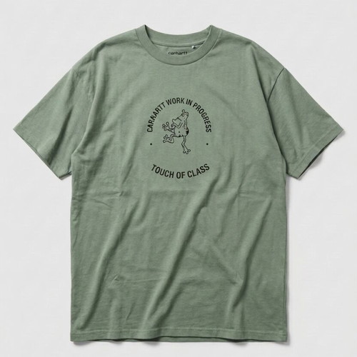 Carhartt Wip Oversized T Shirt like new, black and green, XL XXL