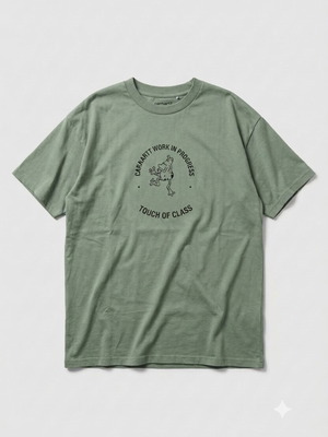 Carhartt Wip Oversized T Shirt like new, black and green, XL XXL