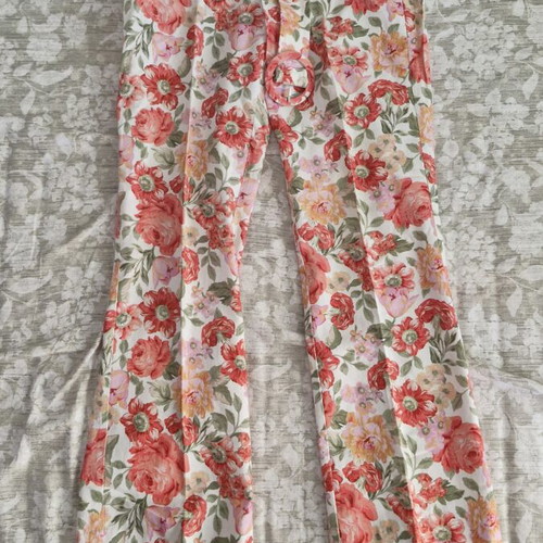Mango printed pants like new, size S 36 8, multicolor