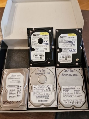 3.5" HDD hard drives used, various capacities, fully functional
