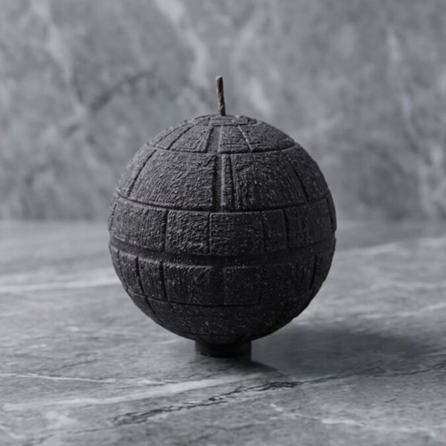 Death Star candle new, handmade Star Wars decor