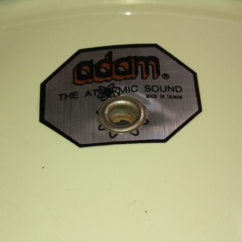 Τύμπανο Adam* Atomic Sound σαν καινούργιο με μπαγκέτες και ζώνη