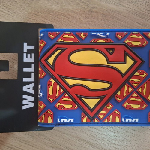 Superman Kids Wallet new with embossed designs