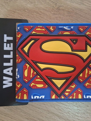 Superman Kids Wallet new with embossed designs