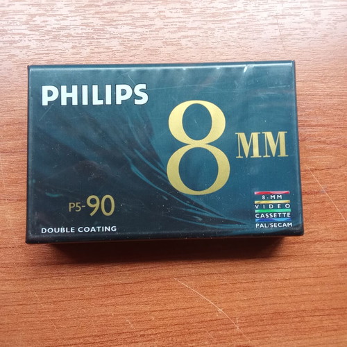 Philips P5 90 8 mm video VHS cassette new, sealed 1990s