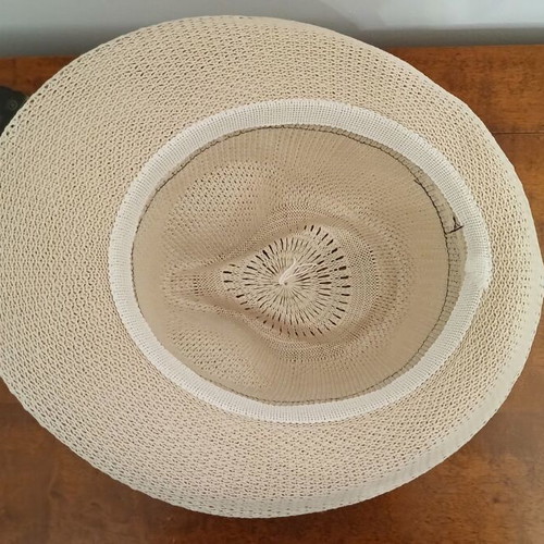 Panama hat beige with black ribbon, 36th Copa del Rey Mapfre Sailing Cup 2017