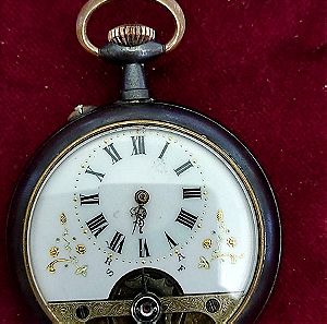 1880 Ελβετικό ρολόι εβδομάδας από μέταλλο όπλου
