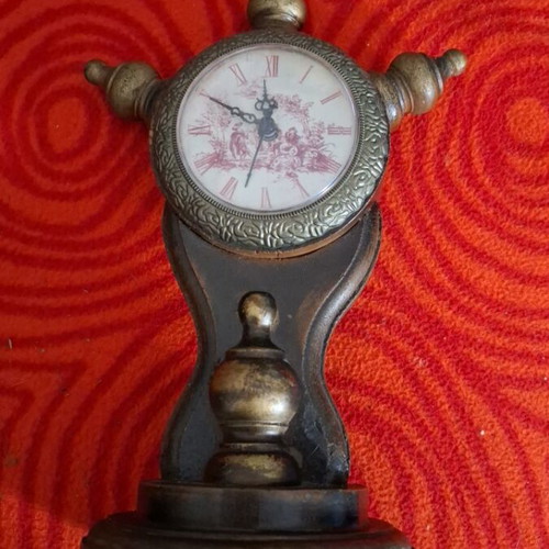 Table clock used in classic or Victorian style