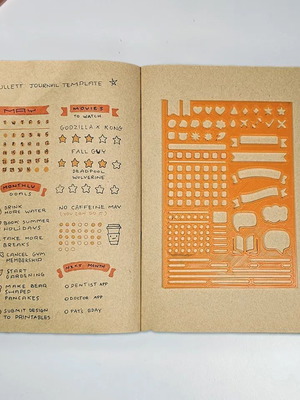 Agenda ruler new for personal goals and planners