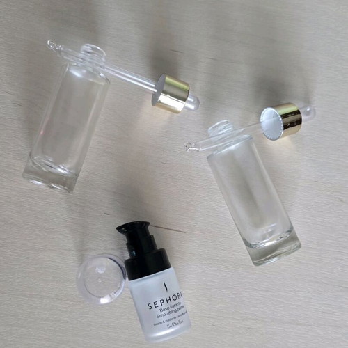 Glass bottles and jars like new, empty