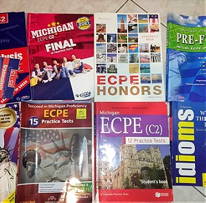 Βιβλία εξάσκησης Αγγλικών επιπέδου C1-C2 Proficiency 9 βιβλία ECPE