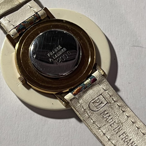 Pierre Lannier vintage ladies watch like new, 44mm, white