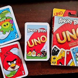 Angry Birds UNO, επιτραπέζιο παιχνίδι με κάρτες. Mattel.