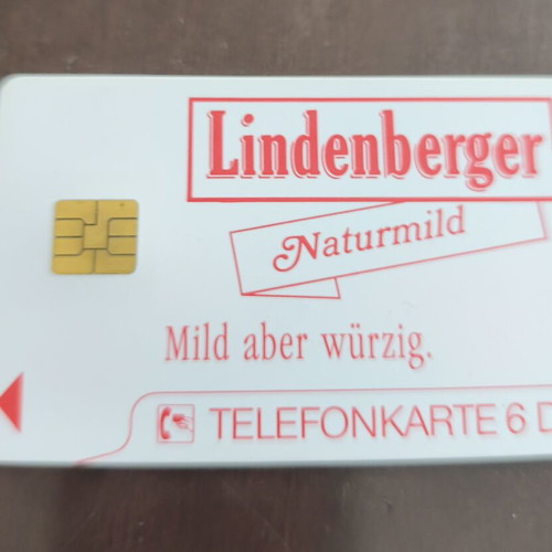 German phone card used