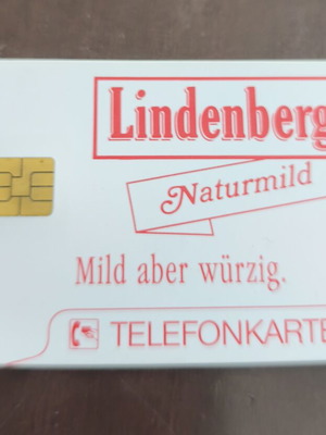 German phone card used