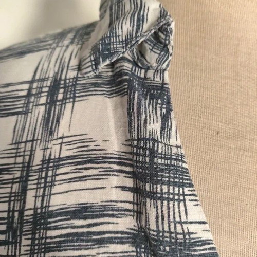 Francesca Bettini Linen V-Neck Shirt Size L Like New