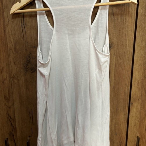 Pink Woman blouse white No Small used asymmetrical