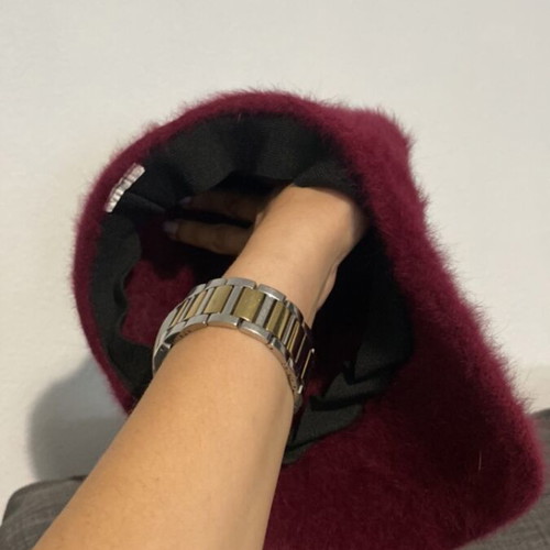 Bordeaux hat like new, one size