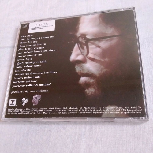 Eric Clapton CD like new, American edition