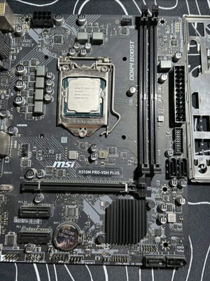 Σετ Intel Core i3-9100F και MSI H310M PRO-VDH PLUS με εργοστασιακό ψύκτη