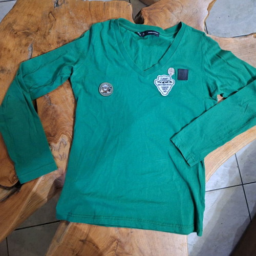 Dsquared2 elastic long-sleeve tshirt emerald color like new
