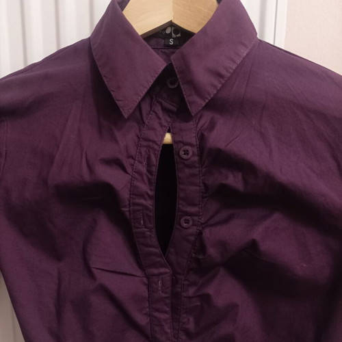 Purple bodysuit shirt like new, size S