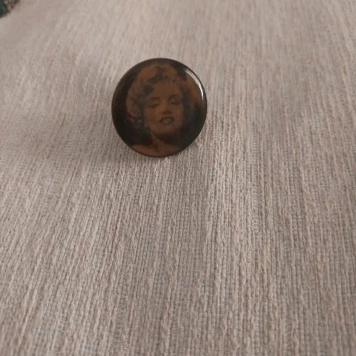 Marilyn Monroe ring handmade, used, adjustable size