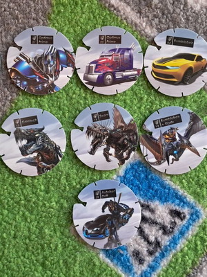 Cheetos Transformers 2014 caps set of 11, like new