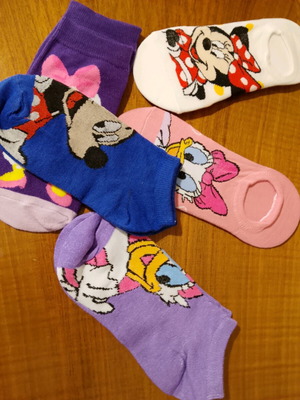 Ankle socks new, size 36-40.5, pairs