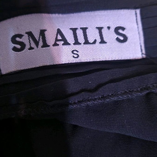 Smaili's black pants size S like new, airy bell-bottom