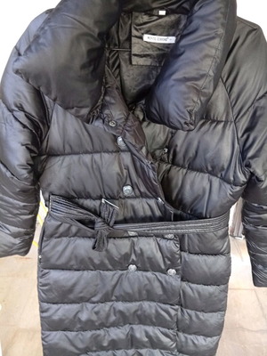 Monte Cervino Jacket Large Long Black Like New