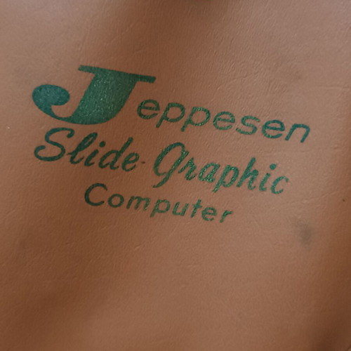 Jeppesen Slide Graphic Computer model CSG-2P flight calculator like new, vintage