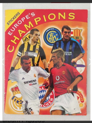 Άλμπουμ αυτοκόλλητων Europe's Champions μεταχειρισμένο