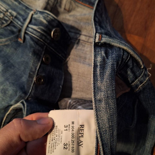 Replay men's denim pants used, size M