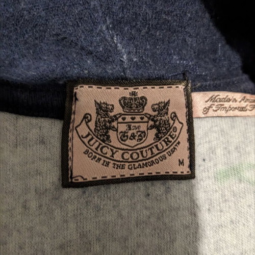 Juicy Couture short-sleeve jacket like new, velour with hood