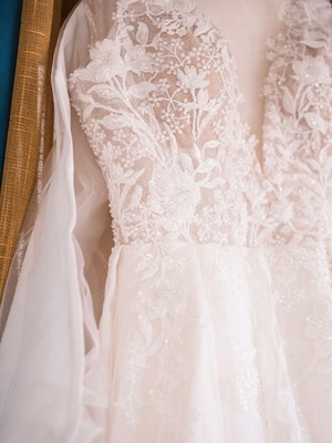 Ria Tener Hope wedding dress A-line open back sparkle