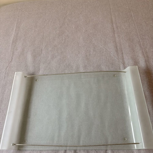 Glass tray like new