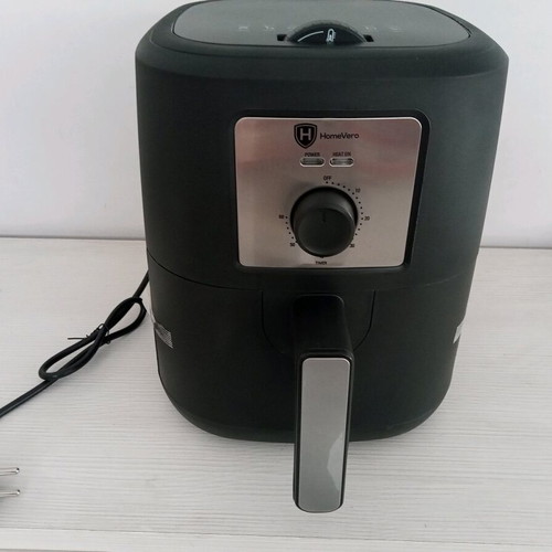 Homevero HV-AF4.0 air fryer 4 lt black new