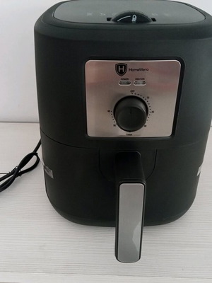Homevero HV-AF4.0 air fryer 4 lt black new