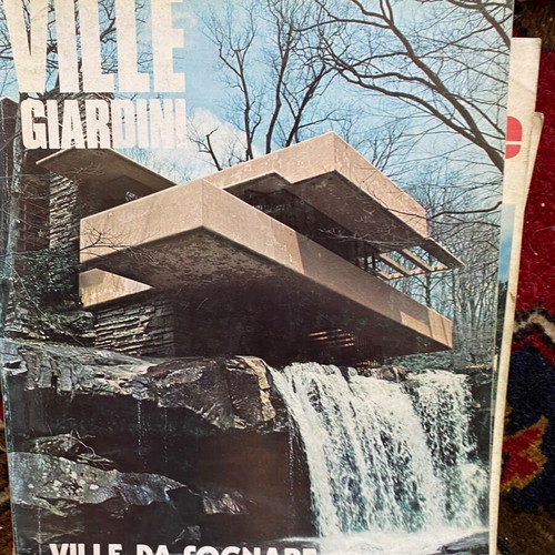 Ville Giardini Italian decoration magazines used, 2 issues 1972-1974