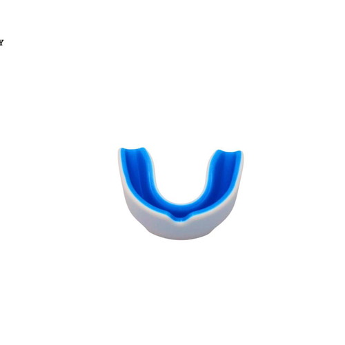 Silicone Mouthguard Blue/White Sizes S-L New