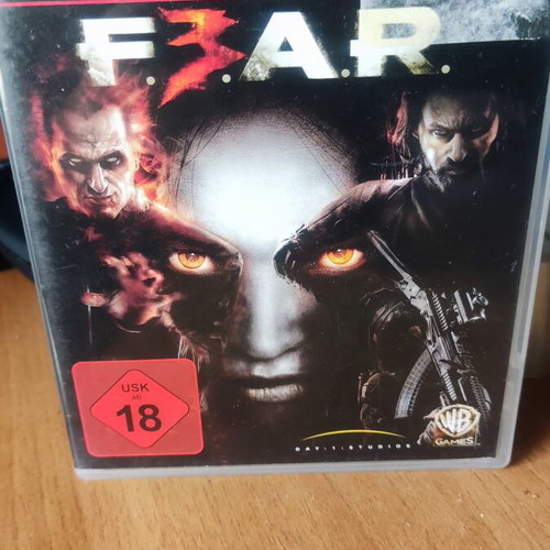 Fear PS3 game, English with manual