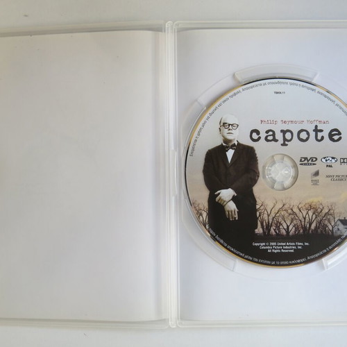 Capote DVD used, drama, crime, historical, biography
