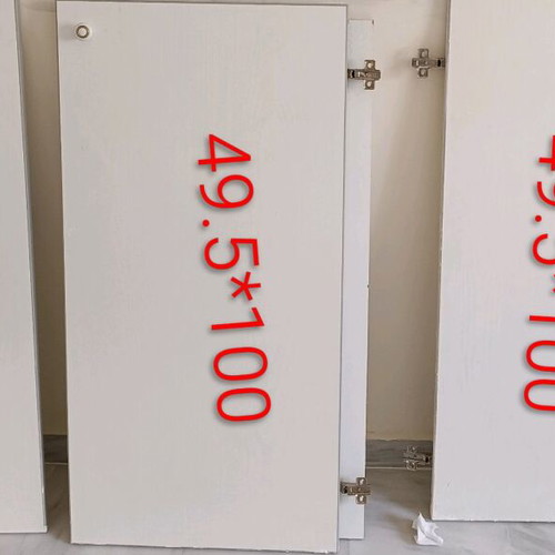 Wardrobe doors like new, off-white with hinges