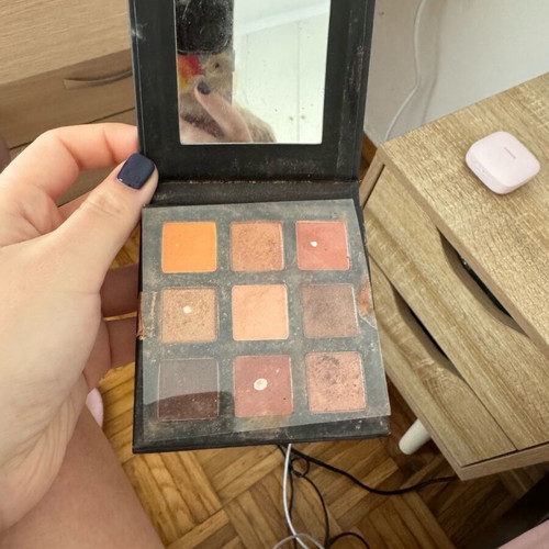 Technic eyeshadow packs used, nine shades